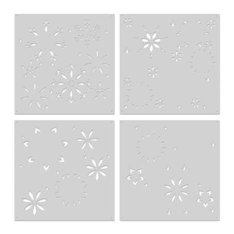 Snowflake Color Layering Stencils