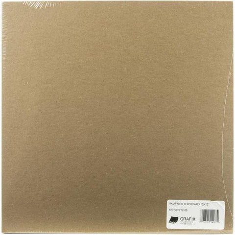 Natural Chipboard - 12x12 Sheets