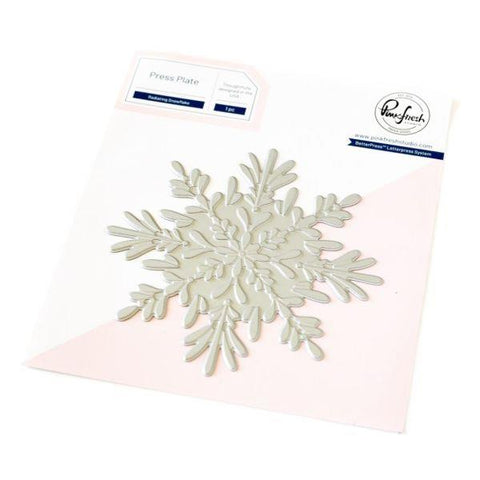 Radiating Snowflake - Press Plate