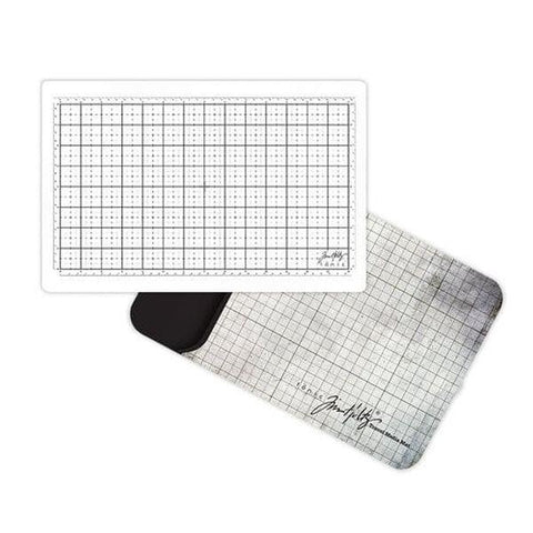 White Glass Media Mat - Travel Size