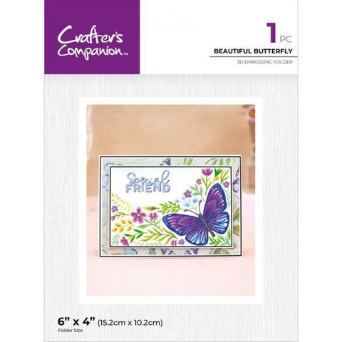 Beautiful Butterfly - 3D Embossing Folder