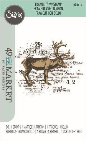 Reindeer Mix Cluster - Clear Stamps and Framelits Dies