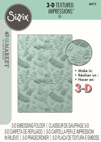 Pines - 3D Textured Impression Embossing Folder