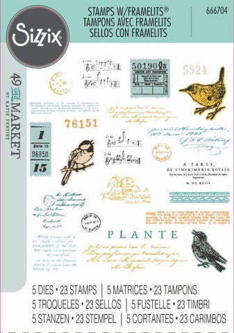 Bird Song - Clear Stamps and Framelits Dies