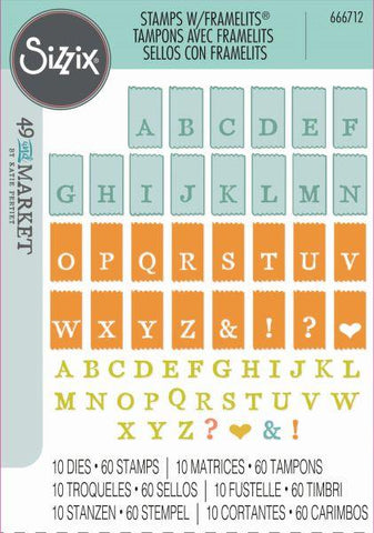 Tab Stamp Alpha - Clear Stamps and Framelits Dies