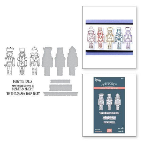 Glad Tidings Collection - Nutcracker Trio Press Plate & Die Set