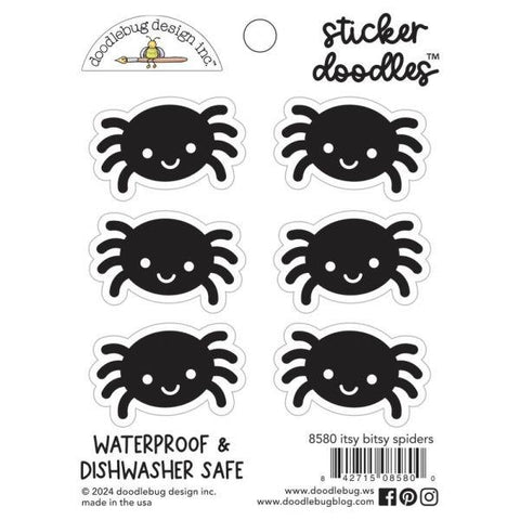 Hey Pumpkin - Waterbottle Stickers - Itsy Bitsy Spiders