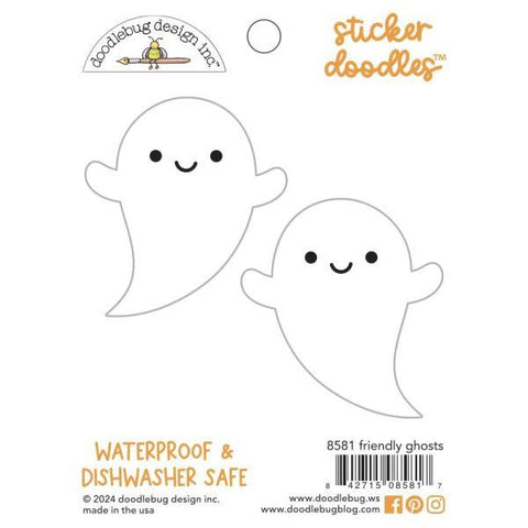 Hey Pumpkin - Waterbottle Stickers - Friendly Ghosts