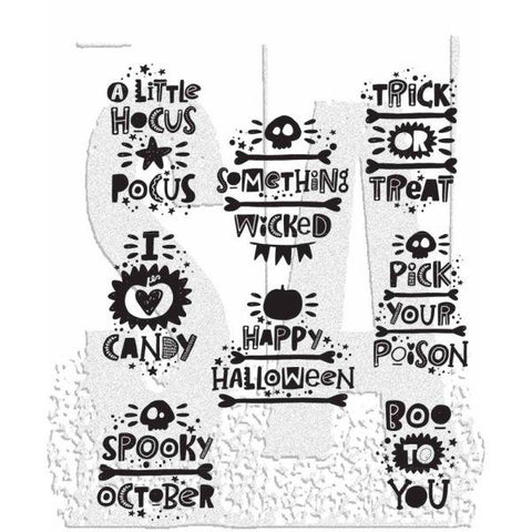 Halloween Whatnots - Cling Stamps