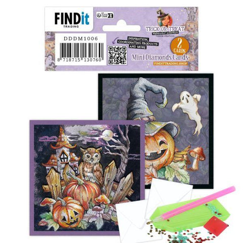 Mini  Diamond Cards Set - Trick or Treat