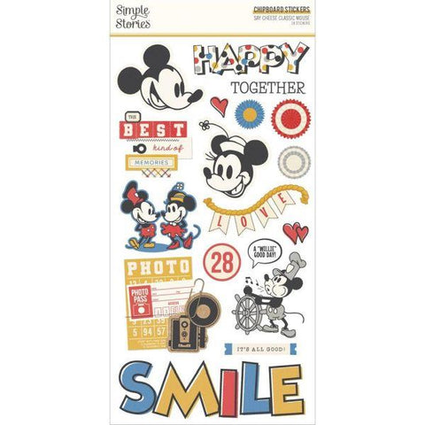 Say Cheese Classic Mouse - Chipboard