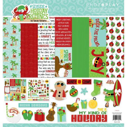 Seaside Holiday Greetings - 12x12 Collection Pack