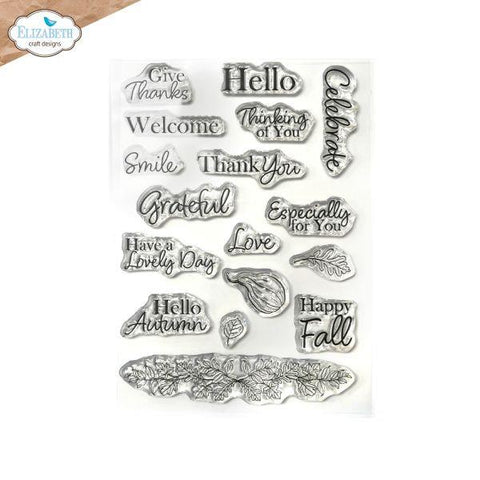 Autumn Harvest - Autumn Greetings - Clear Stamps