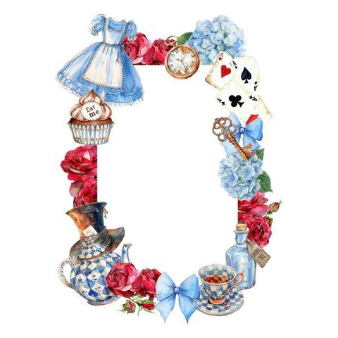 Mad Hatter Tea Party - Wreath