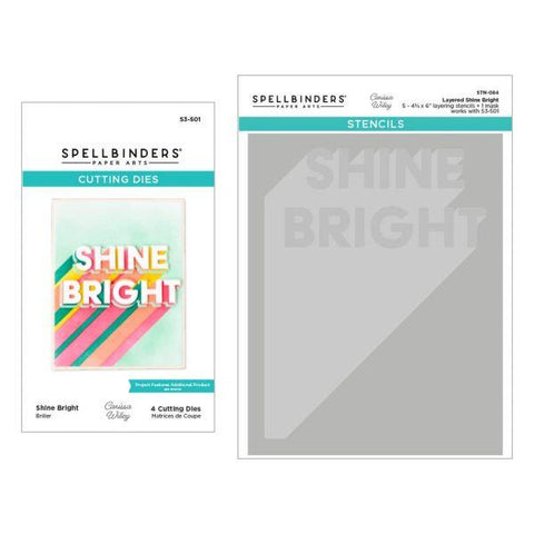 Shine Bright Collection - Layered Shine Bright Die & Stencil Bundle