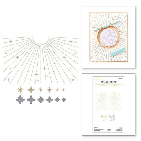 Shine Bright Collection - Sparkle Background Glimmer Hot Foil Plate & Die Set