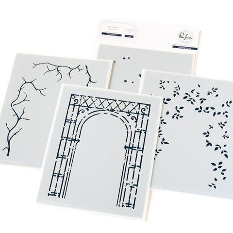 Blooming Arch - Layering Stencils