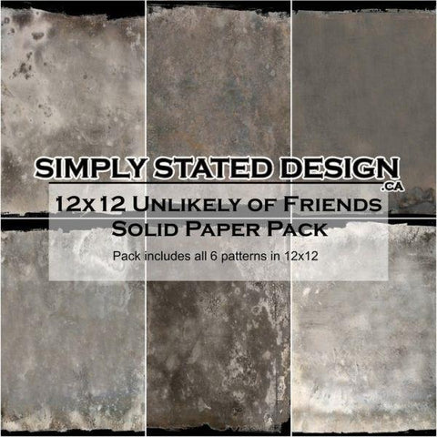 Unlikely of Friends - 12x12 Collection Pack - Solids