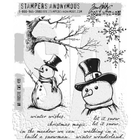 Mr. Frostie - Cling Stamps