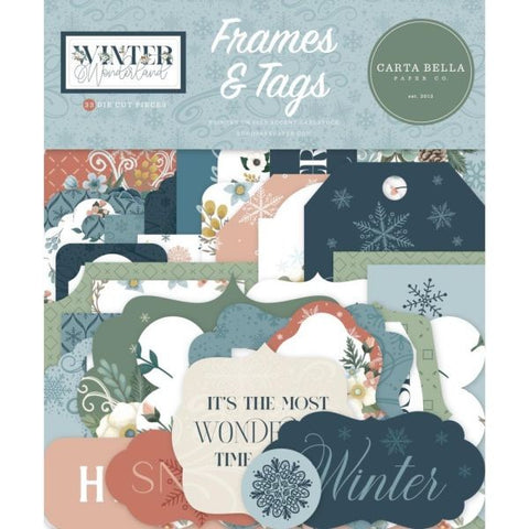 Winter Wonderland - Ephemera - Frames & Tags