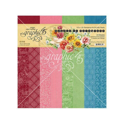 Season to Celebrate - 12x12 Collection Pack - Patterns & Solids