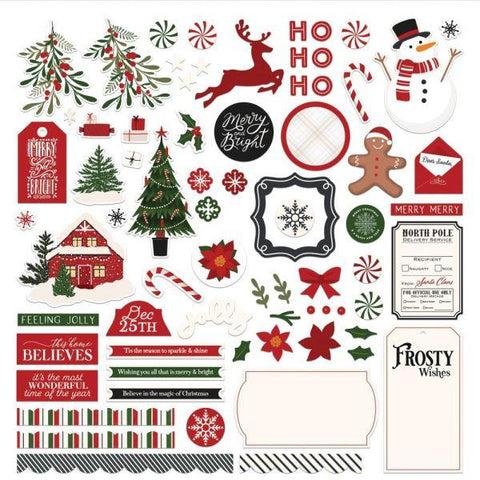 Holly and Ivy - Card Kit Stickers