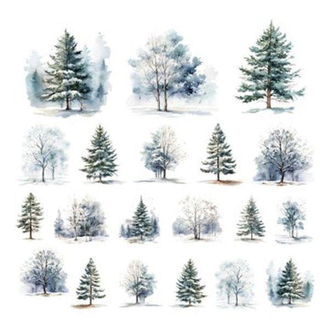 Winter Birds - Ephemera - Trees