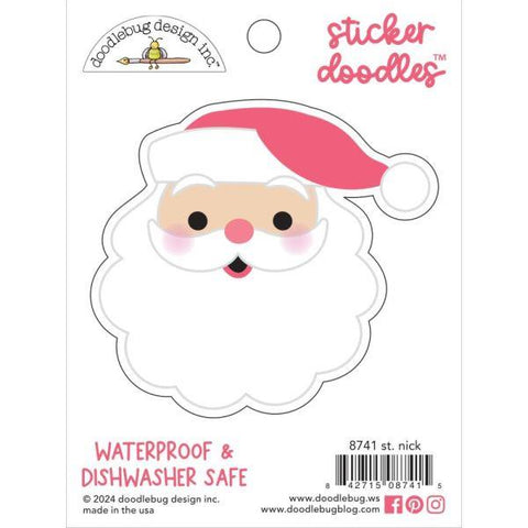 Tinsel Time - Sticker Doodles - St. Nick