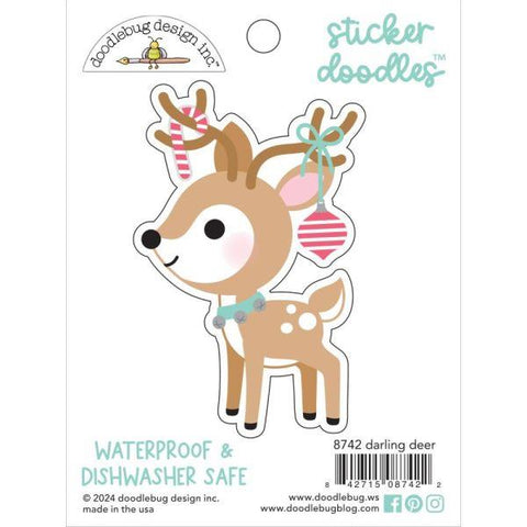 Tinsel Time - Sticker Doodles - Darling Deer