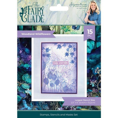 Fairy Glade - Woodland Wildflowers - Stamps & Stencils