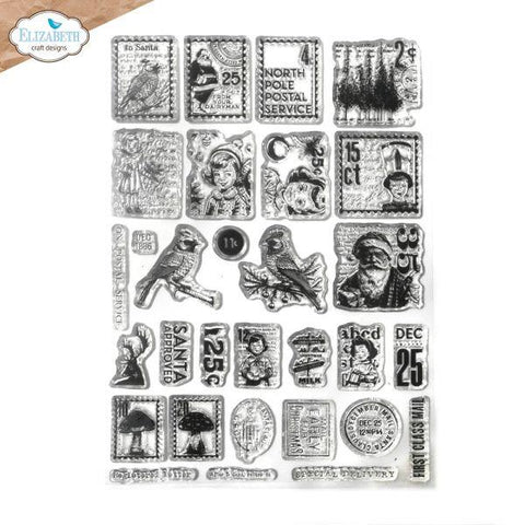 Winter Bliss Collection - Clear Stamps - December Postage Stamps