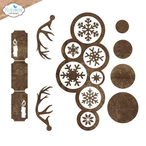 Winter Bliss Collection - Dies - Christmas Bubbles Edge Inlay