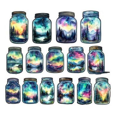 Paint the Sky - Ephemera - Jars