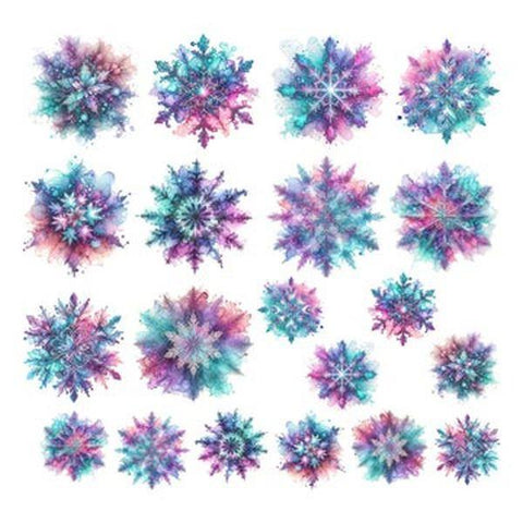 Winter Kaleidoscope - Ephemera - Snowflakes