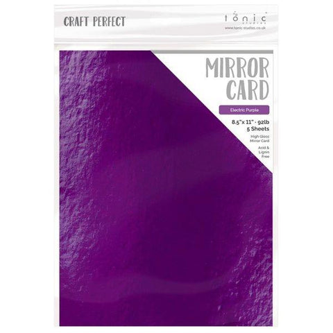 Electric Purple - High Gloss Mirror Cardstock