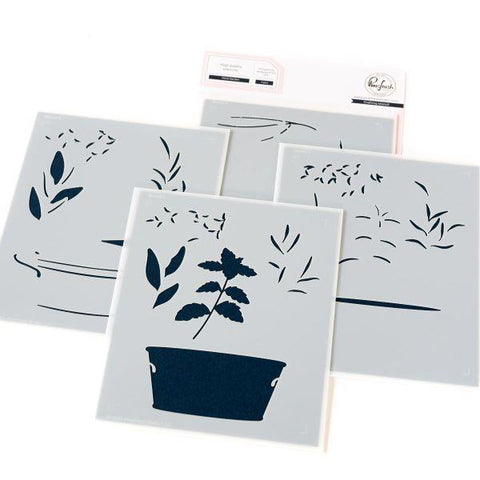 Herb Garden - Layering Stencils