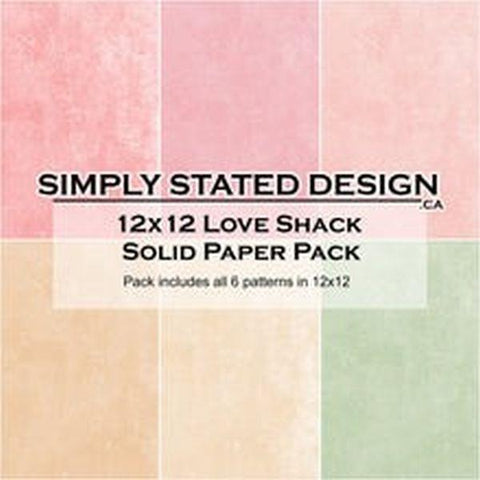 Love Shack - 12x12 Paper Pack - Solids