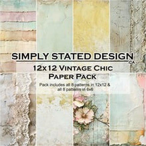 Vintage Chic - 12x12 Paper Pack