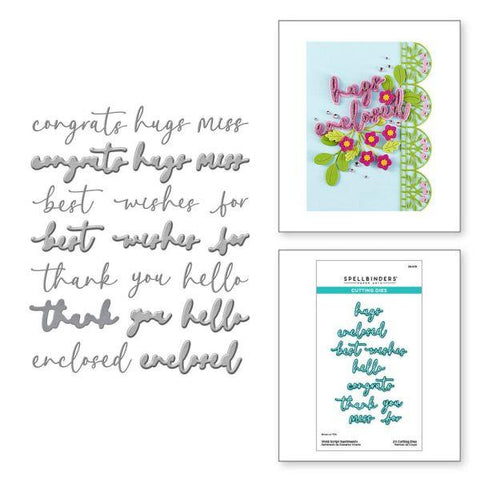 Vivid Expressions Collection - Vivid Script Sentiments Dies