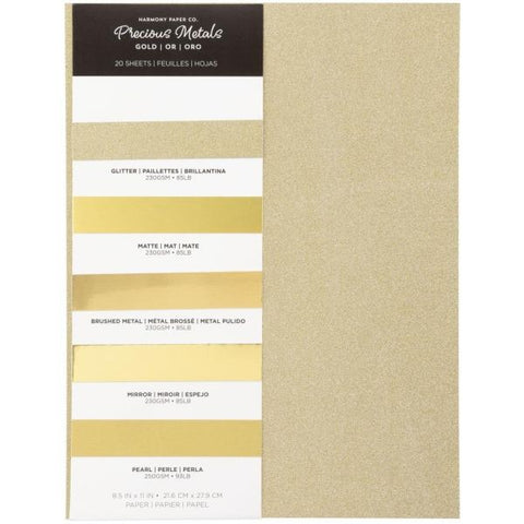 Precious Metal Cardstock - Gold