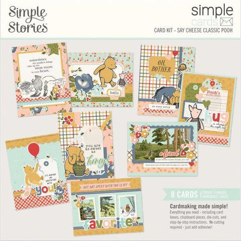 Say Cheese Classic Pooh - Simple Cards Card Kit