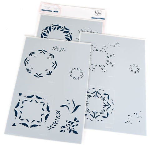 Floral Kaleidoscope - Layering Stencils