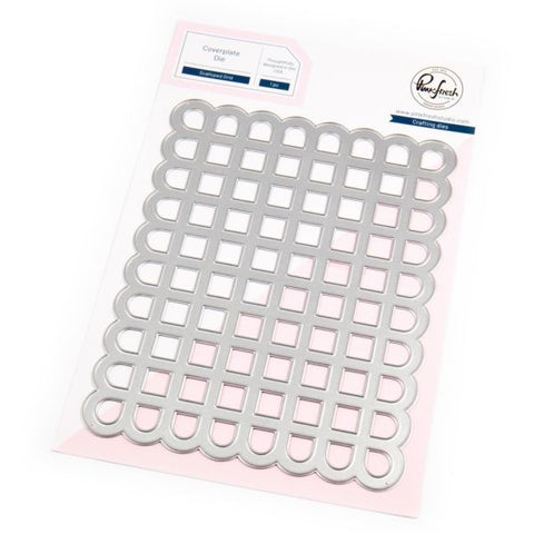 Scalloped Grid Coverplate Die
