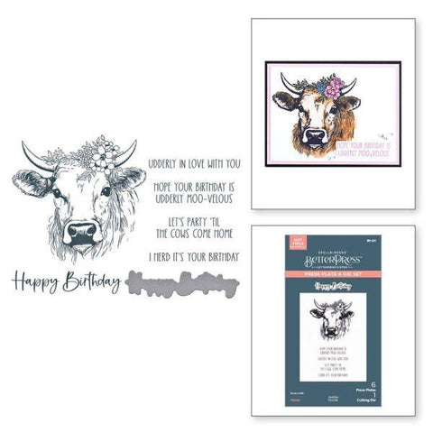 Justine's Farm Collection - Clover BetterPress Plate & Die Set