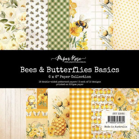 Bees & Butterflies - 6x6 Paper Collection - Basics