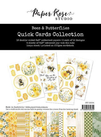 Bees & Butterflies - Quick Cards Kit