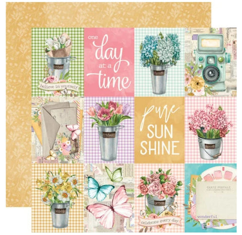 Simple Vintage Flower Shoppe - 3 x 4 Elements