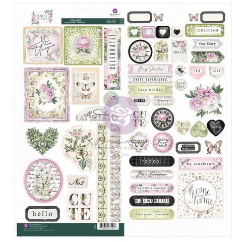 Serene Petals - Stickers