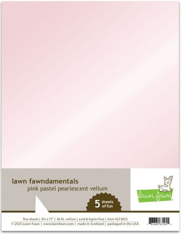 Pearlescent Vellum - Pink Pastel