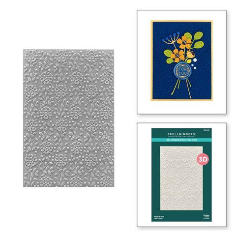 Floral & Vine - 3D Embossing Folder